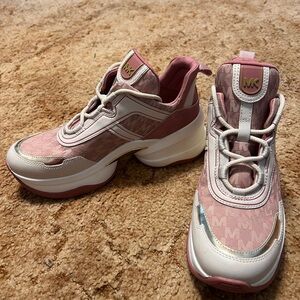 Michael Kors Women's Olympia Trainer Sneakers Soft Pink Ballet